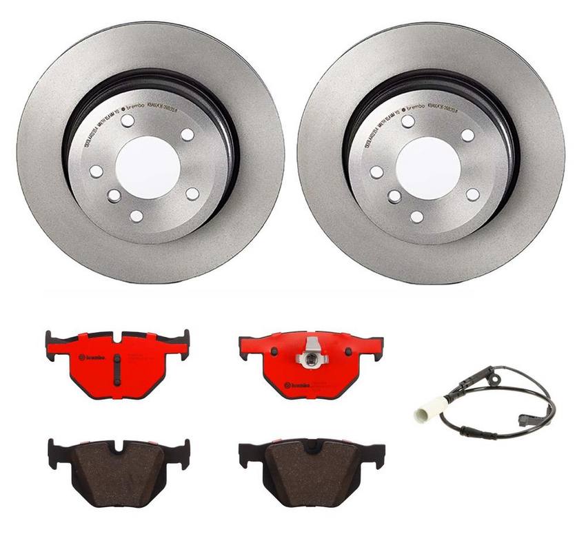 BMW Brembo Brake Kit - Pads and Rotors Rear (320mm) (Ceramic) 34356789492 - Brembo 1535107KIT